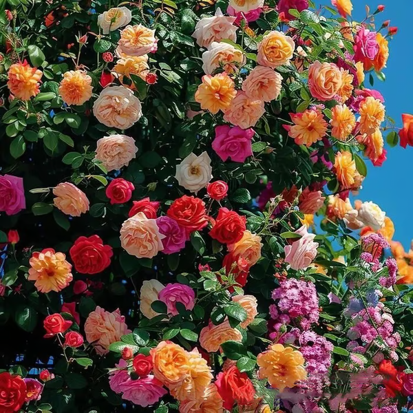 Sementes de Flores de Rosa - Escalando Videira
