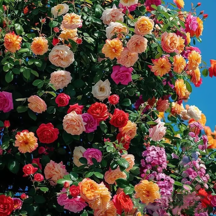 Sementes de Flores de Rosa - Escalando Videira